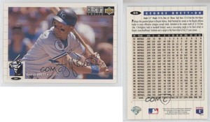 1994 Upper Deck Collector's Choice Silver Signature George Brett #65 HOF