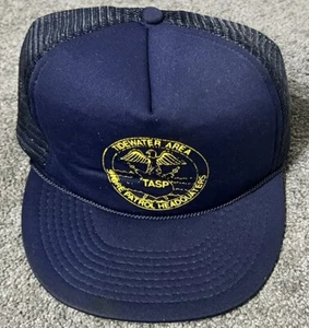 RAR!! Vintage TASP Tidewater Area Shore Patrol Headquarters Norfolk VA Snapback Mütze - Bild 1 von 6