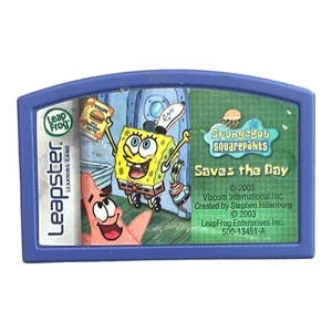 Leap Frog Leapster SPONGEBOB SQUAREPANTS SAVES THE DAY Game  Cartridge - Picture 1 of 1