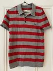 Jack Wills Knitwear Polo Shirt Mens Small Striped Cotton-Wool Blend