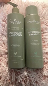 Shea Moisture Refreshing Shampoo & Lightweight Shea Butter Conditioner-15oz Each - Picture 1 of 1