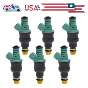 Set of 6 Fuel Injectors 0280150415 fits BMW 525i 325is 525iT 323is 323i M3 FJ292 - Picture 1 of 6