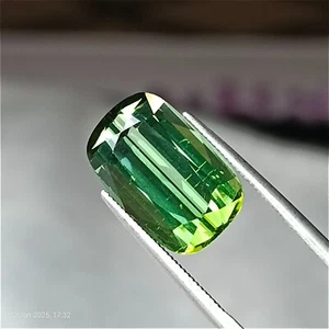 7.05 CT Natural Green Tourmaline Loose Gemstones for Designer Jewelry Making - Picture 1 of 13