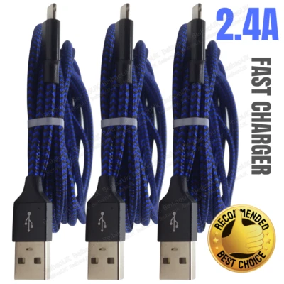 3 Pack USB Fast Charger Cable 6ft For iPhone 14 13 12 11 XR 8 7 6 Charging Cord - Image 1 of 4