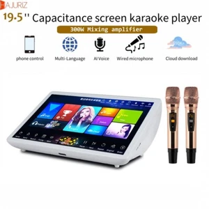 HAJURIZ 19.5'' Karaoke player,5IN1 4TB HDD,amplifier,Mic 40K,YouTube,Chinese - Picture 1 of 18
