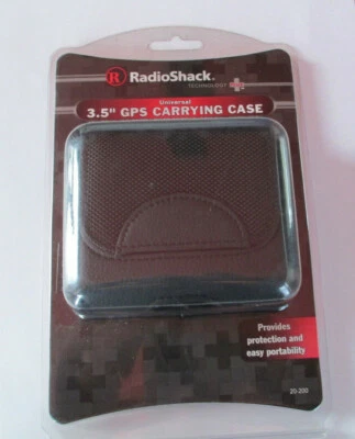 GPS 3.5" Universal Carrying Case Holder Fits 3.5" Screens Or Smaller Radio Shack - Image 1 of 2