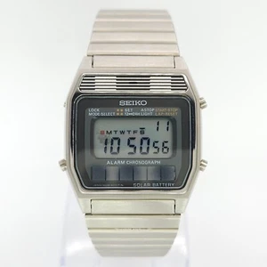 NOS SEIKO A628-5000 SOLAR BATTERY VINTAGE DIGITAL WATCH 1984 - Picture 1 of 14