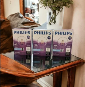 Philips 40W Equivalent Day Light G25 Medium Clear LED Decorative Light Bulb 4pk - Picture 1 of 1