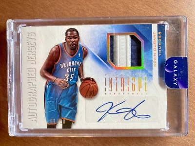 2012-13 Panini Intrigue Autographed Jerseys Kevin Durant Prime /10 #76 - Image 1 of 2