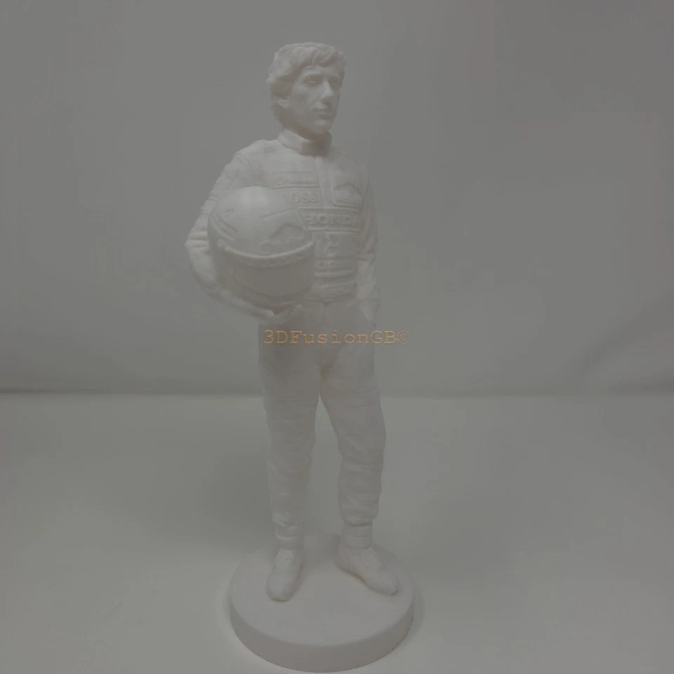 Ayrton Senna 3D Printed Helmet-Figure Statue F1 Formula Racing One McLaren - Изображение 1 из 4