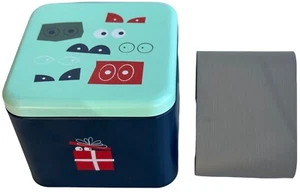 2017 Christmas Holiday Fossil Watch Holder ONLY Metal Tin Box Cases 2.75" Tall - Picture 1 of 15