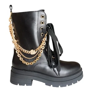Scarpe Firmate donna Melinè Anfibio militare VZ 104 - Imagen 1 de 4