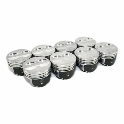 Speed Pro Standard 4" Bore Flat Top Coated Pistons for Chevrolet SBC 350 5.7L - Image 1 of 2