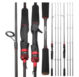 Señuelo caña de pescar L/M/MH 1,68 M 1,8 M carbono caña giratoria/fundición caña peso 4-35 g - Imagen 1 de 70