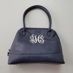 Großhandel Boutique Sydney Stil Damen Handtasche, Marine Farbe mit Creme "A H S", NEU - Bild 1 von 10