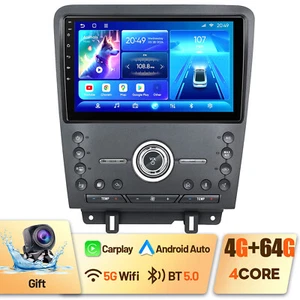 Car Stereo For 2010-2014 Ford Mustang Android 13 Navi CarPlay Radio GPS WIFI 10" - Picture 1 of 20