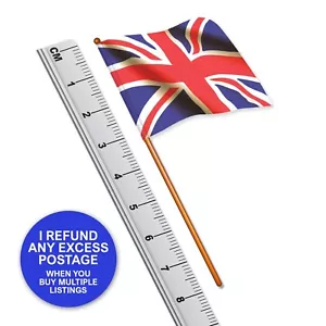 British Union Jack Flag (Quality Vinyl) 1:32 Scale Britains Deetail Style - Picture 1 of 3