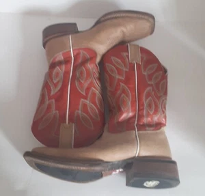 Botas de cuero artesanales Nocona talla 7.5B "Let's Rodeo" - Imagen 1 de 8