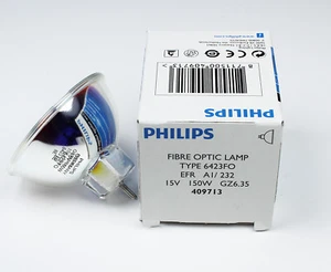 PHILIPS FIBER Optic lamp type 6423FO EFR A1/232 15V150W GZ6.35 light - Picture 1 of 3