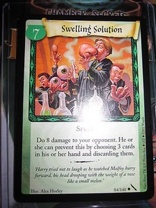 HP TCG CARD CHAMBER OF SECRETS SWELLING SOLUTION NON PROMO 84/140 UNCO MINT - Picture 1 of 1