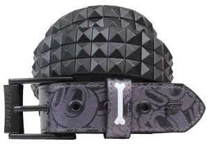 Skull Vegan Studded Belt - Christopher Luke x Lowlife - Picture 1 of 5