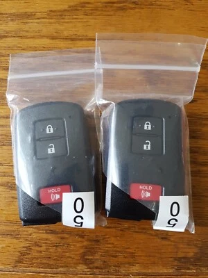 LOTE DE 2 llaves inteligentes nuevas OEM 2021-2023 Toyota 4-Runner Tacoma Tundra HYQ14FBB Foto 1 de 4