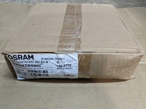 Caja de 10 balastos electrónicos OSRAM QHE 2X32T8/UNV IS-SC 49969-D - Imagen 1 de 2
