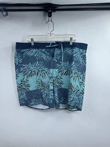 Patagonia Herren 38 Hydro Series Boardshorts blau Blumen Badehose Surf - Bild 1 von 10
