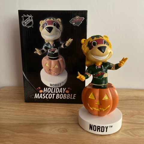 NHL Minnesota Wild Nordy Mascot Bobblehead - Halloween *LIMITED EDITION TO 180* Cover