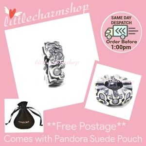 NEW Authentic PANDORA Disney Mickey All Around Spacer Charm -791456CZ RETIRED - Picture 1 of 5