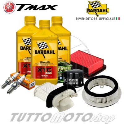 Tagliando YAMAHA T-MAX 500 2008 2009 2010 2011 2012 Bardahl Filtri Candele TMAX - Immagine 1 di 4