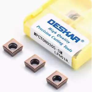 10PCS MPGT08 milling inserts MPGT080305-SM CNC three sided milling cutter insert - Picture 1 of 1