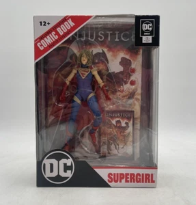DC Direct McFarlane Toys Supergirl Figure & Exclusive Injustice Comic Book - Picture 1 of 6