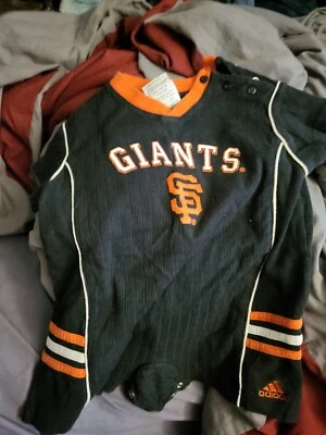 Official MLB San Francisco Giants One-Piece Jersey #00 - Image 1 of 3