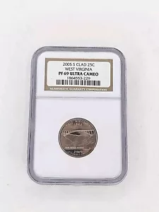 Uncirculated 2005-S West Virginia State Quarter NGC PF 69 Ultra Cameo - Picture 1 of 4