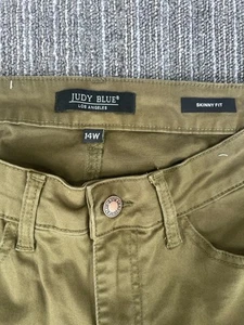 Judy Blue Woman’s Green Khaki Size 14W Pants  - Picture 1 of 7