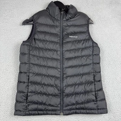 Marmot Jena Vest Womens Size Medium Black 700 Fill Duck Down Puffer Gorpcore - Image 1 of 4