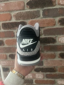 Size 10 - Air Jordan 3 Retro OG 2024 Black Cement - Picture 1 of 4