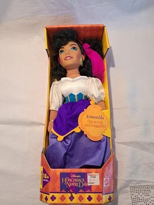 Mattel Vintage 1995 Disney's Hunchback of Notre Dame Esmeralda 16” Doll - 15281 - Image 1 of 4