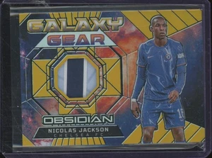 2024-25 Panini Obsidian NICOLAS JACKSON Relic Galaxy Gear GOLD /10 JA575 - Picture 1 of 2