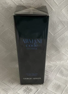 Giorgio Armani Armani Code Colonia Pour Homme Eau De Toilette 75 Ml Fragrance - Picture 1 of 12