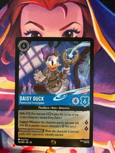 FOLIE Daisy Duck Paranormal - 154/204 Legendäre Disney Lorcana Flüsterbrunnen Karte - Bild 1 von 2