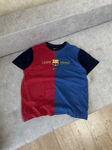 Nike Barcelona 1899-1999 Vintage Style T-shirt Size XXL Football Soccer - Picture 1 of 10