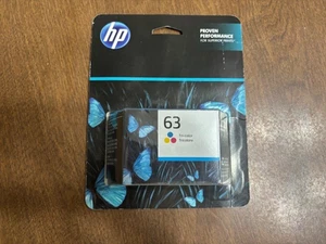 NEW HP 63 Tri- Color Ink Cartrdrige - Exp. Oct, 2024 - Picture 1 of 6