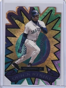 1998 Circa Thunder KEN GRIFFEY JR. Quick Strike Die-Cut #5 Mariners - Picture 1 of 2