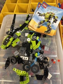 Lego Creator Power Mech Set 31007 InComplete With Manuals
