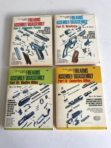 Lot of 4 Gun Digest Firearms Assembly / Disassembly Books - Parts I, II, III, IV - Imagen 1 de 15