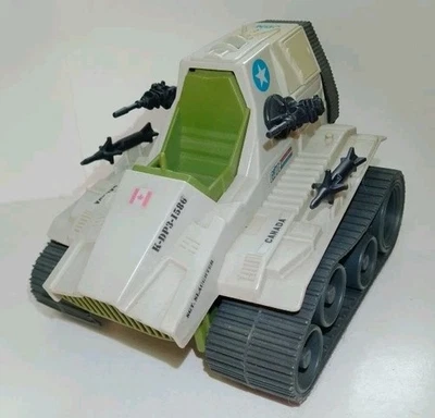 TRIPLE T 1986 GI Joe Vehículo Original Completo Canadá Tanque Remolque Gancho Roto  Foto 1 de 4