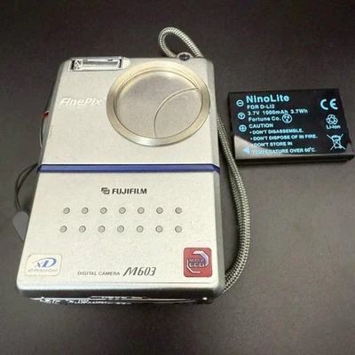 Fujifilm FinePix M603 Silver Compact Digital Camera 3.1MP Tested Working - Image 1 of 4