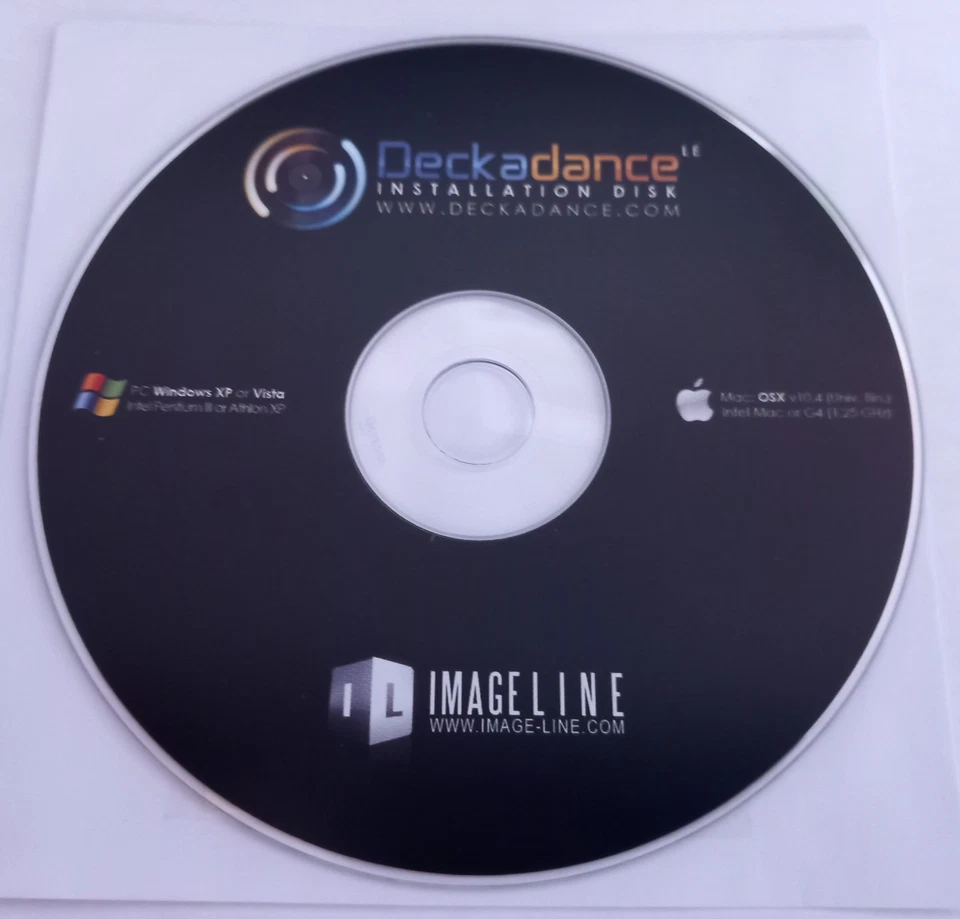 CD Deckadance LE (Image-Line) – Windows XP/Vista - Mac OSX 10.4+ - avec licence - Image 1 of 1